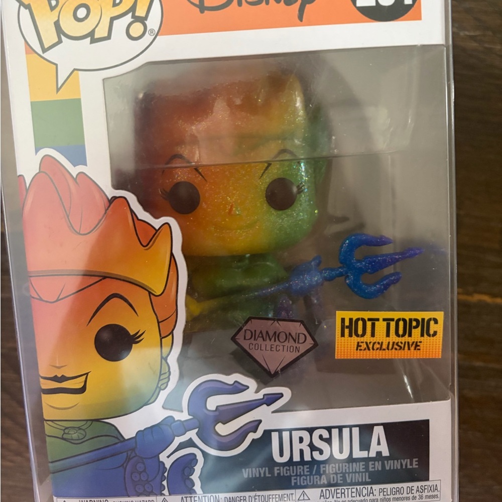 Disney Rainbow Glitter Ursula Pop! Vinyl - Multicolor